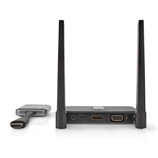 Trådløs HDMI ™ Transmitter | Wi-Fi | 2400-5000 MHz | 30,0 m (siktlinje) | Maksimum oppløsning: Full HD 1080p | 1.65 Gbps | IR tilbake funksjon | Grå