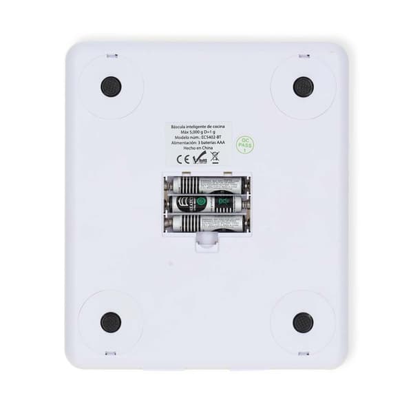 SmartLife köksvåg | Bluetooth® | Glas / Plast | Vit