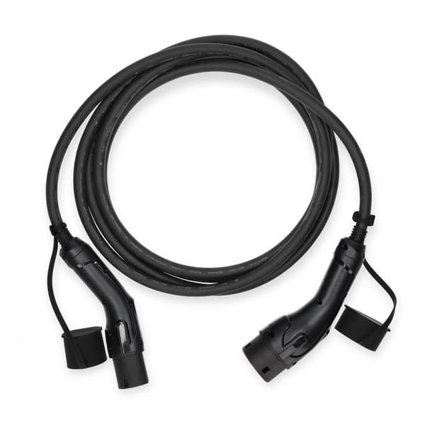 Sähköajoneuvon kaapeli | Cable Type 2 | 32 A | 22000 W | 3-vaiheet | 5.00 m | Musta | Pakkaus