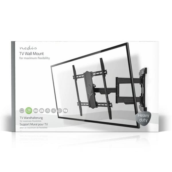 Full Motion TV Veggfeste | 43 - 100 " | Maximum skjerm vekt: 70 kg | Tiltbar | Roterbar | Minimum vegg avstand: 70 mm | Maksimum vegg avstand: 800 mm