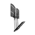 Miniatyrbilde 5 av 9: Fast TV Veggfeste | 43 - 85 " | Maximum skjerm vekt: 60 kg | Minimum vegg avstand: 7.50 mm | Stål | Sort