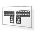 Miniatyrbilde 1 av 9: Fast TV Veggfeste | 43 - 85 " | Maximum skjerm vekt: 60 kg | Minimum vegg avstand: 7.50 mm | Stål | Sort