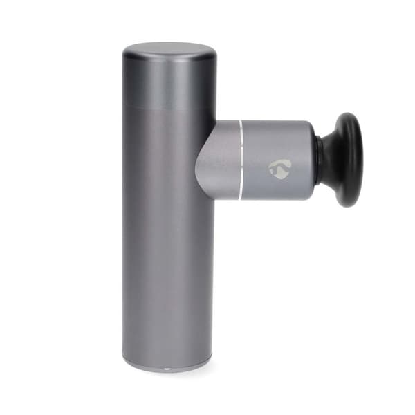 SmartLife Sportsmassage Pistol | Accu drevet | Indbygget Lithium-Ion | Opladningsbar | 5 Massage typer | Fladt Hoved / Konisk hoved / Kugleformet hove
