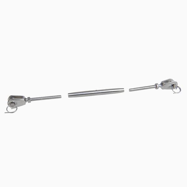 Turnbuckles. M6. A4 RVS AISI 316. 1.500 daN