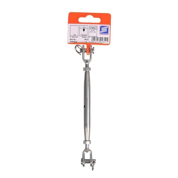 Turnbuckles. M6. A4 RVS AISI 316. 1.500 daN