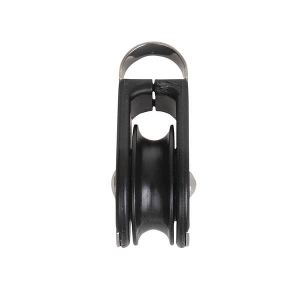 Mini blok. 8 mm. enkelt skive. lukket. kugleleje. 750 daN