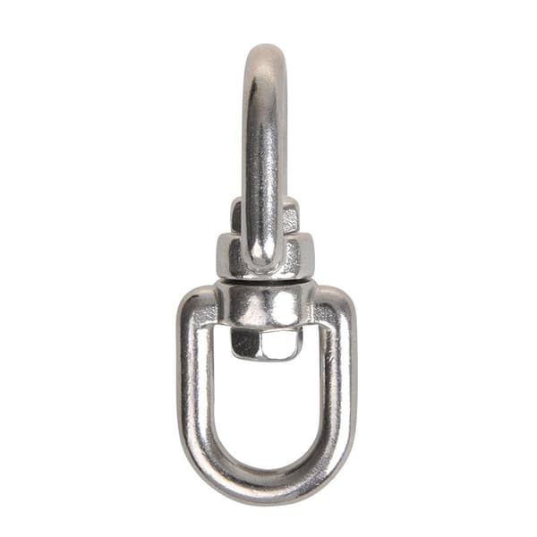 Vridbygel 8mm. RVS AISI 316. öga - öga. 2 500 daN