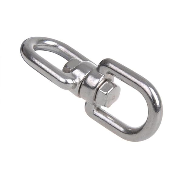 Vridbygel 8mm. RVS AISI 316. öga - öga. 2 500 daN