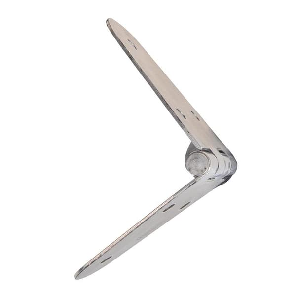 Hængsel. 145x72 mm. V4A RVS AISI 316. 6 huller