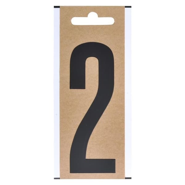 Etiket "2" 10 cm