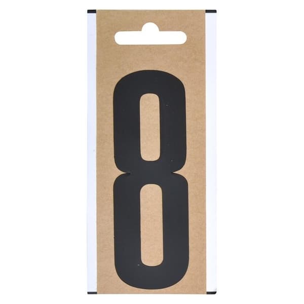 Etikett "8" 10 cm