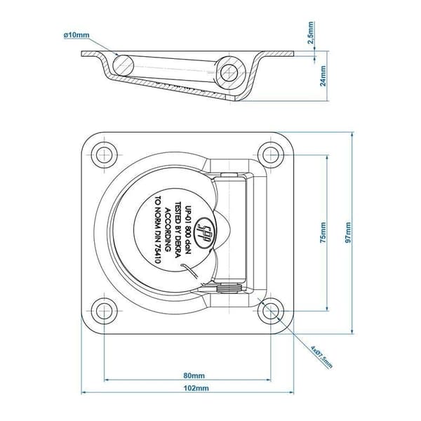 Lastefesteanker SPP UP-01