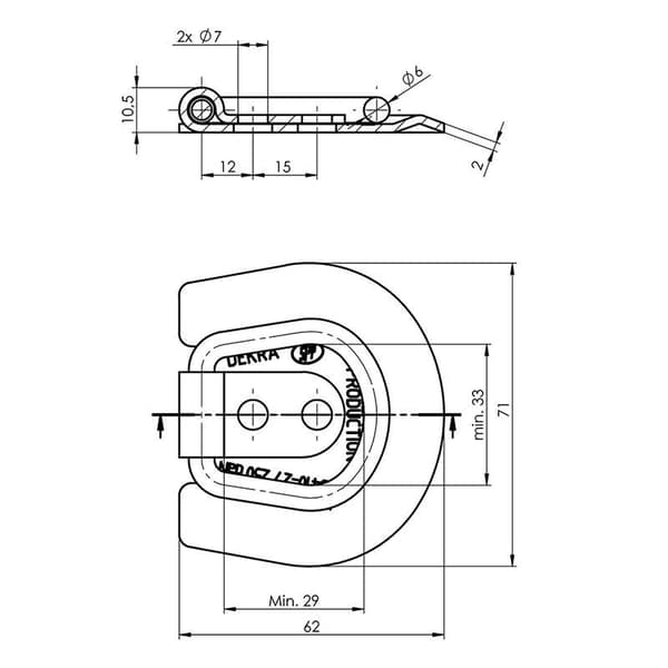 Lastfastsurringsanker SPP UP-03B