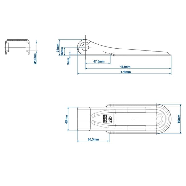 Trailerhængsel SPP ZW-01.170A