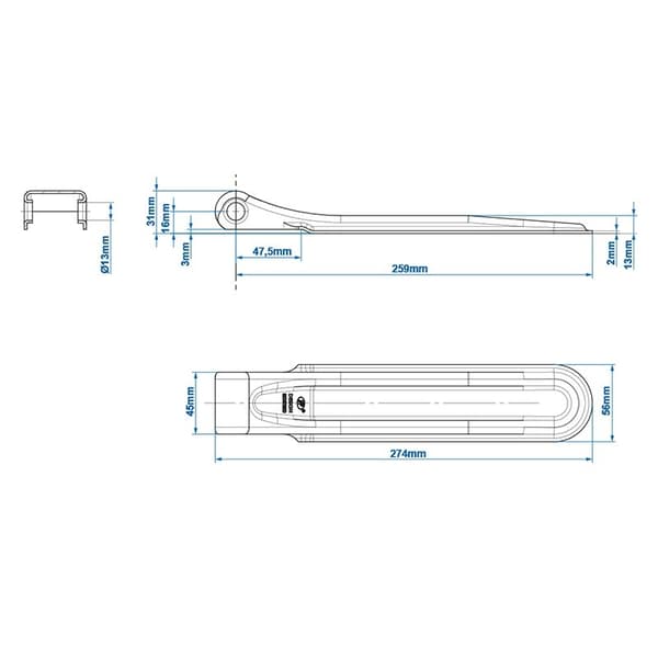 Perävaunun sarana SPP ZW-01.270A