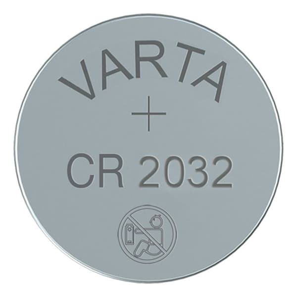 Varta Lithium CR2032 myntcellebatteri 3V i blisterpakning