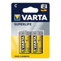 Miniatyrbillede 1 af 2: Varta Superlife batterier C 2 stk i blister