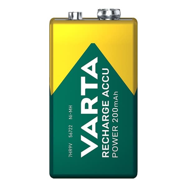 Varta Recharge Accu Power batteri 9V 200 mAh i blister