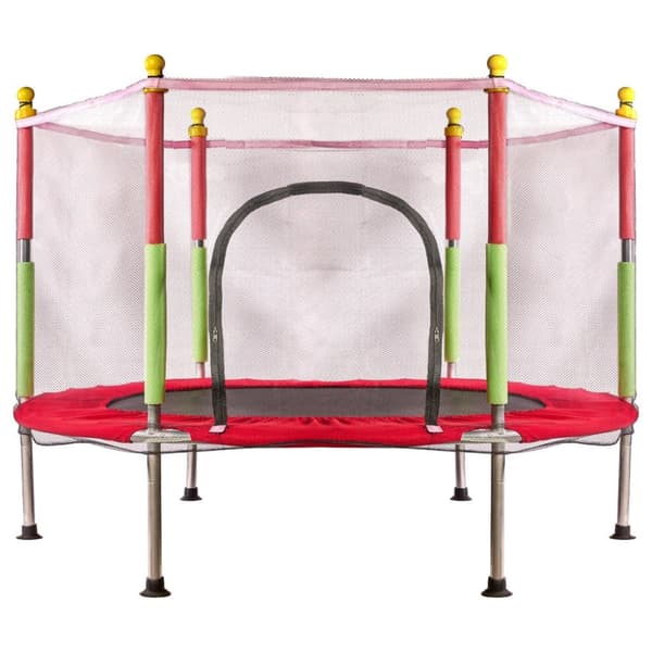 Barnetrampoline 140cm rød