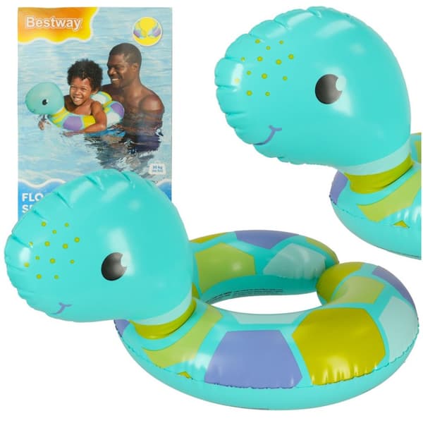 BESTWAY 36405 Turtle oppblåsbar svømmesirkel 3-6 år 30kg