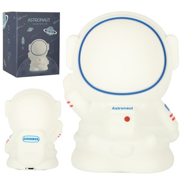 Silikone natlys hvid astronaut