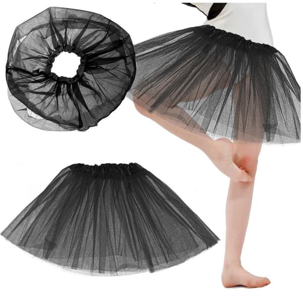 Tulle tutu skjørt kostyme svart