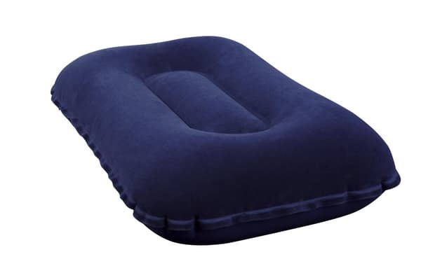 BESTWAY 67121 Travel oppustelig velour pude marineblå