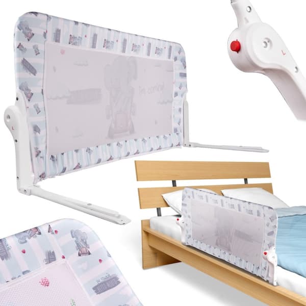Sikkerhetsport barriere sengevakt 90cm elefant