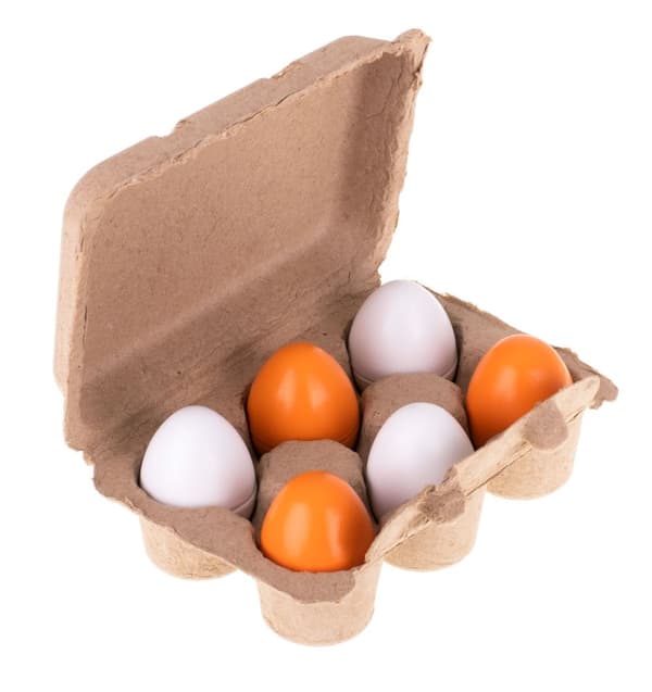 Spela ägg avtagbara trägulor