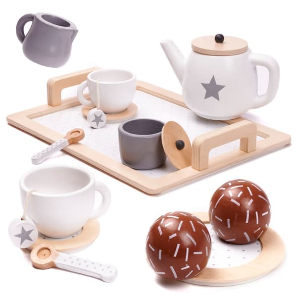 Kaffeserviser i tre for 2 personer