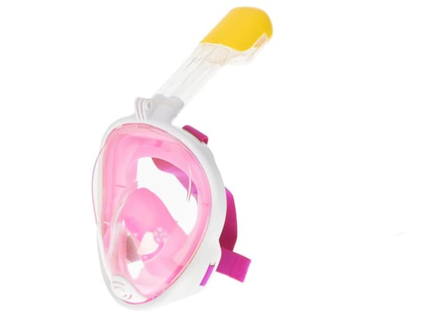 Fuld sammenfoldelig snorkelmaske S/M pink