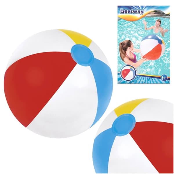 BESTWAY 31021 Strandfarve oppustelig bold 51cm