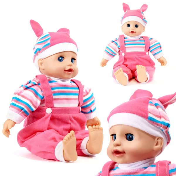 Maya babydocka med ljudrosa 40cm