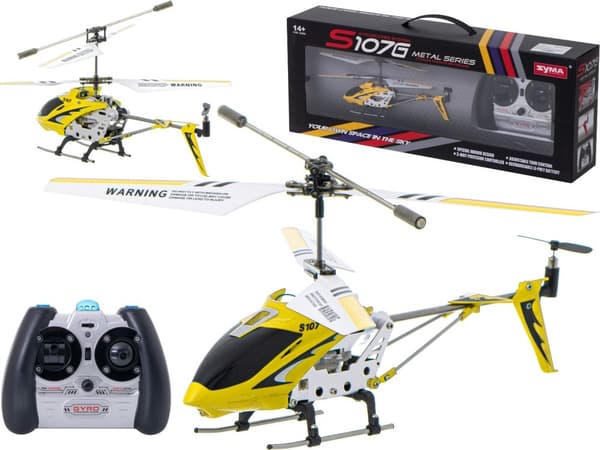 SYMA S107G RC helikopter gul