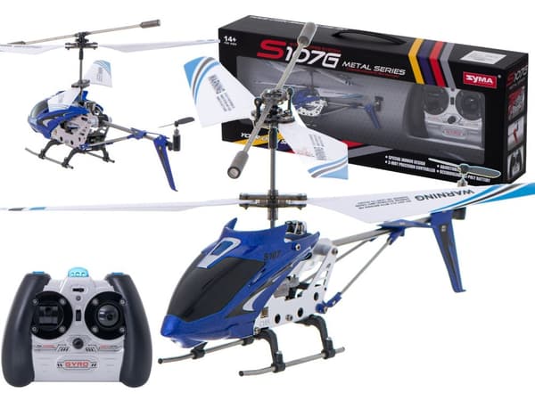 SYMA S107G RC helikopter blå