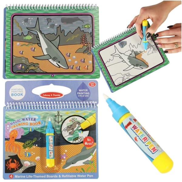 Vandbog med tusch - Underwater World