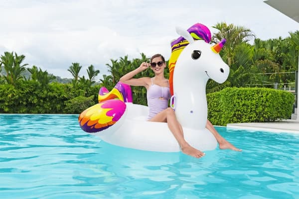Supersized Unicorn Rider