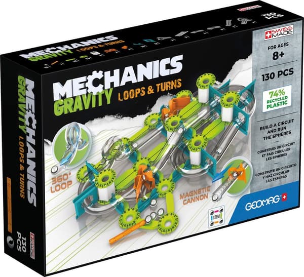 Geomag Mechanics Gravity Loops&Turns 130 stk