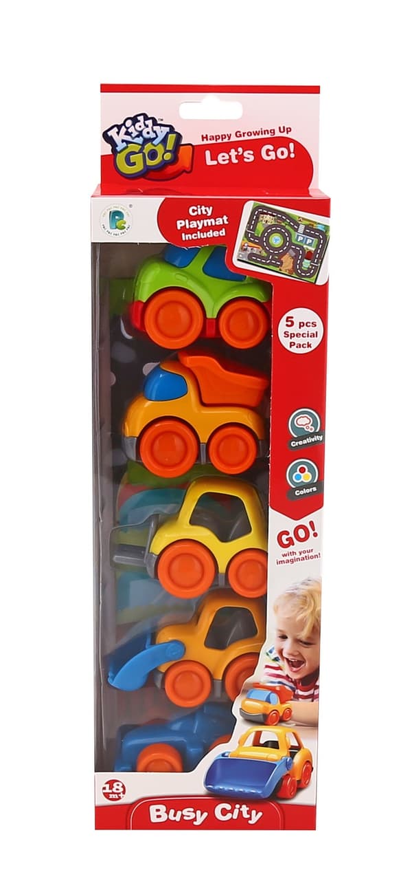 Kiddy Go biler og legemåtte