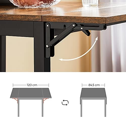 Sammenklappeligt spisebord: Hurtig montering, pladsbesparende design
