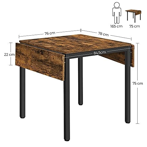 Sammenklappeligt spisebord: Hurtig montering, pladsbesparende design