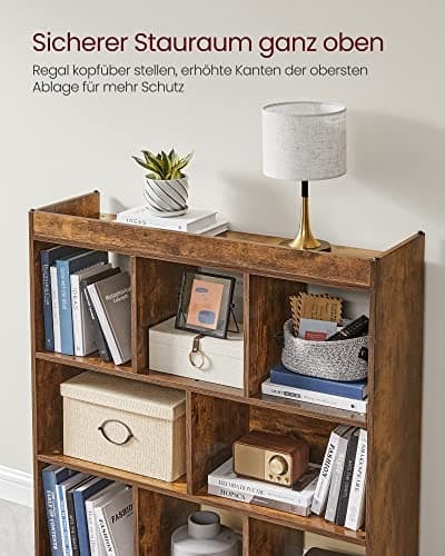 Rustik brun reol: Stilfuld, funktionel, nem montering