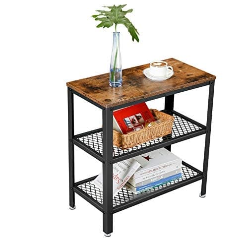 Industrielt charme sidebord med 3 hylder, nem montering