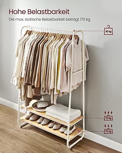 Allsidig ganggarderobe med hyller og kroker