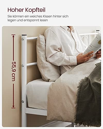 Tyylikäs teollinen parisängyn runko, teräs, 225 kg