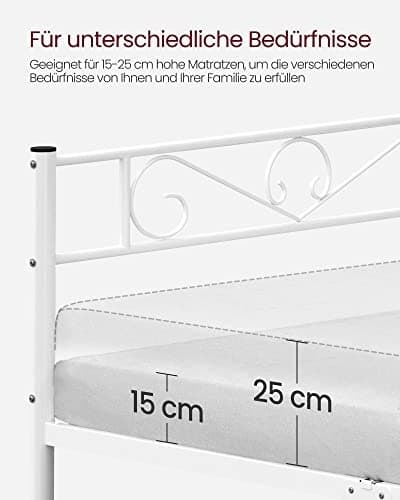 Tyylikäs teollinen parisängyn runko, teräs, 225 kg
