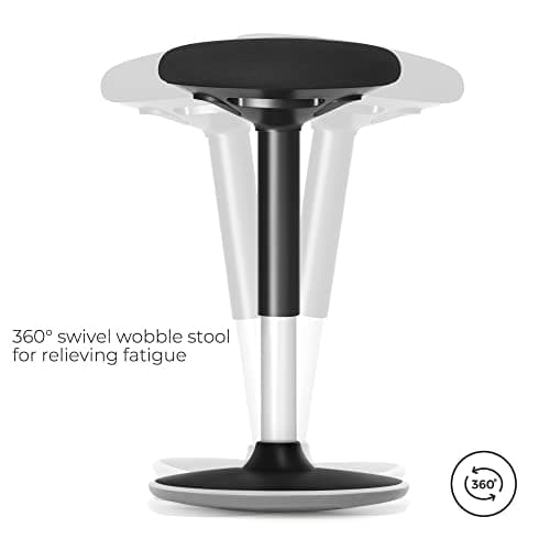 360° drejelig aktiv stol med justerbar højde