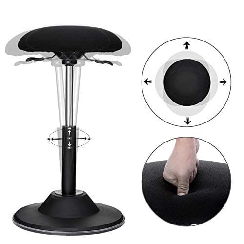 Ergonomisk aktiv sittpall med justerbar höjd