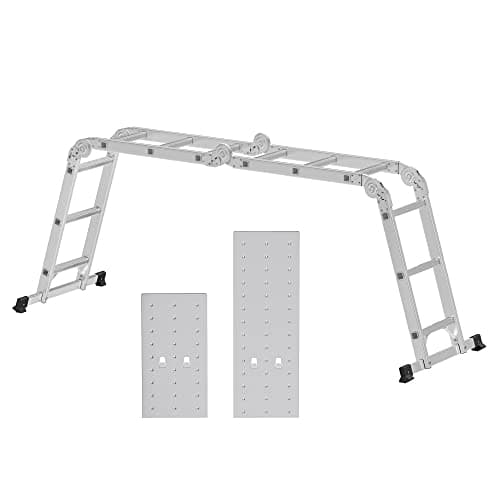 Multi-Purpose aluminiumsstige - Trygg, stabil, 150 kg kapasitet