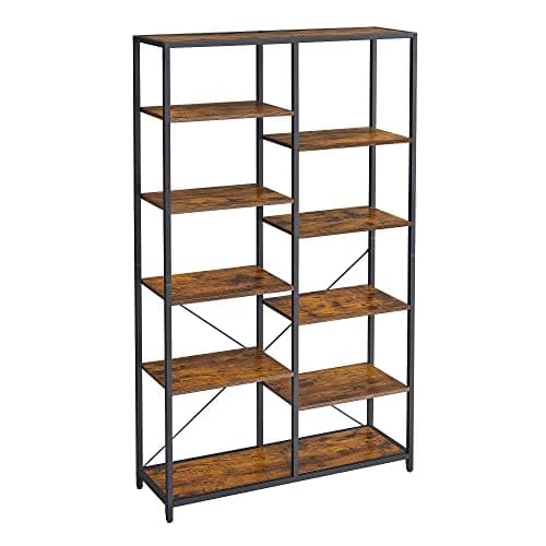 Rummelig reol med justerbare hylder og robust design